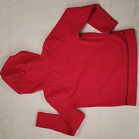 Pink w/ Purple Stitching Pullover Fleece - Picture 2 of 4